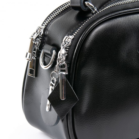 Женская сумка из натуральной кожи ALEX RAI 8389 черный