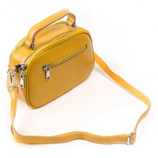 Женская сумка из натуральной кожи ALEX RAI 8389 желтый