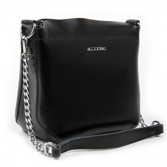 Жіноча сумочка з натуральної шкіри ALEX RAI 3101 чорний
