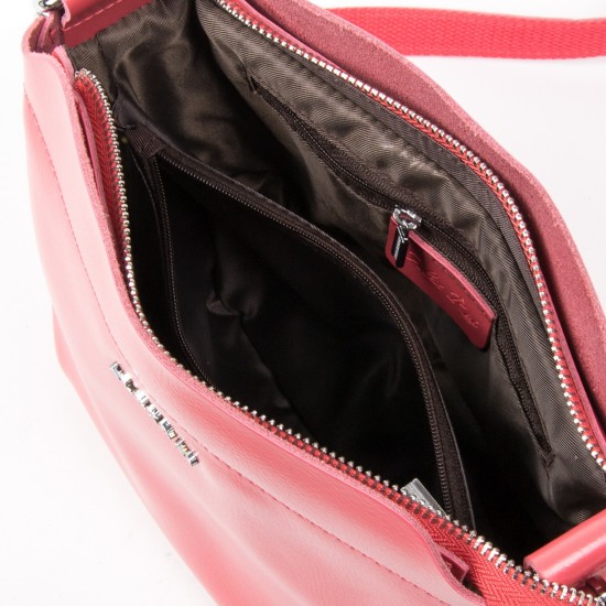 Женская сумочка из натуральной кожи ALEX RAI 3101 фуксия