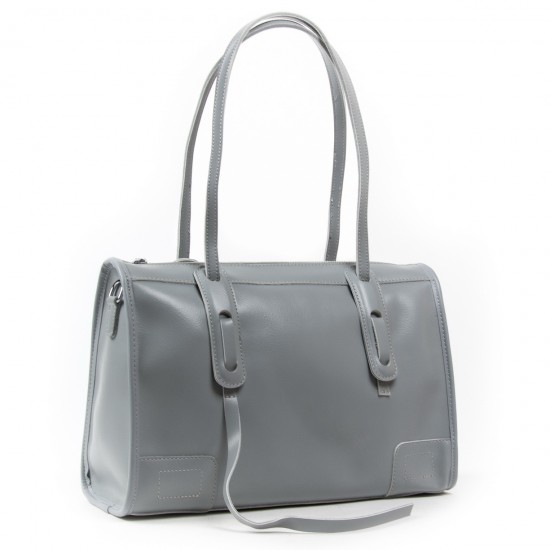 Женская сумка из натуральной кожи ALEX RAI 8797 серый