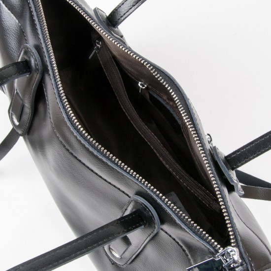 Жіноча сумка з натуральної шкіри ALEX RAI 8797 чорний