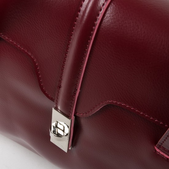 Женская сумка из натуральной кожи ALEX RAI 8796 бордовый