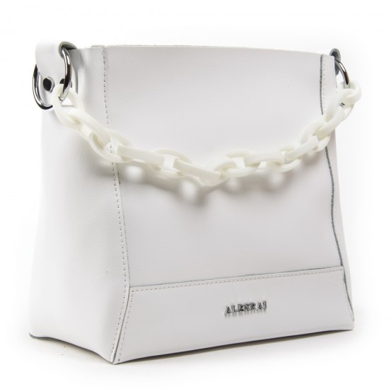 Жіноча сумка з натуральної шкіри ALEX RAI 1897 білий