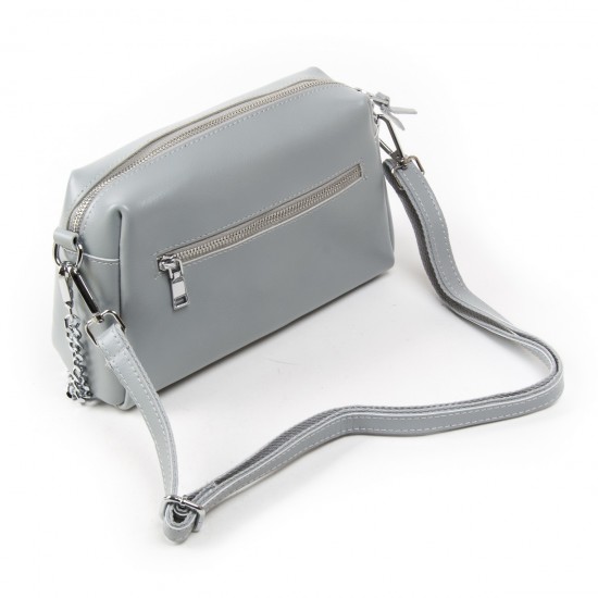 Женская сумочка из натуральной кожи ALEX RAI 1052 серый