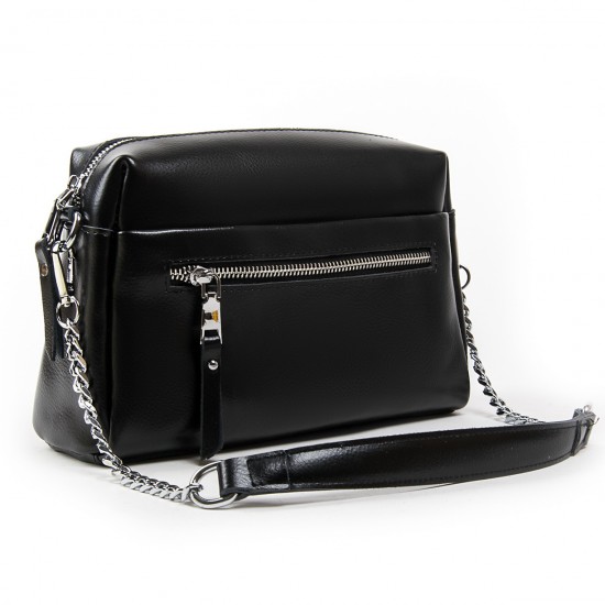 Женская сумочка из натуральной кожи ALEX RAI 1052 черный