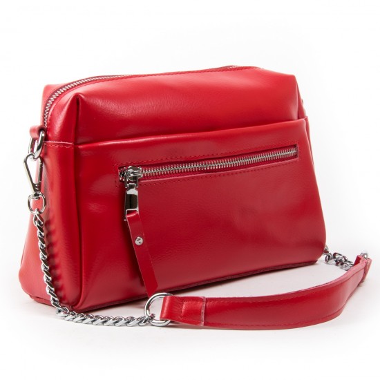 Женская сумочка из натуральной кожи ALEX RAI 1052 красный