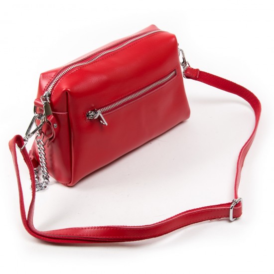 Жіноча сумочка з натуральної шкіри ALEX RAI 1052 червоний