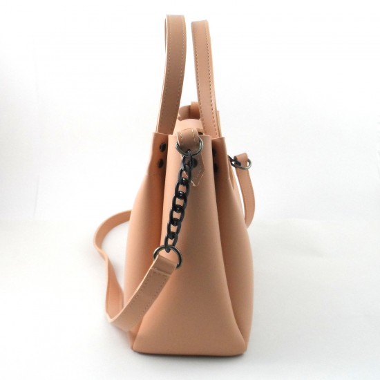 Жіноча модельна сумка LARGONI 1742A пудра
