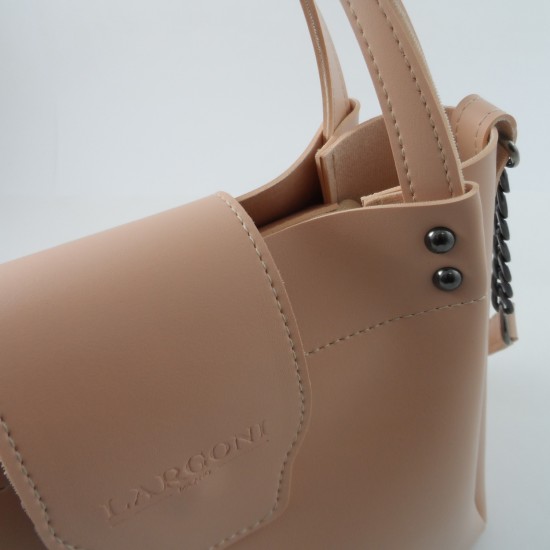 Женская модельная сумка LARGONI 1742A пудра