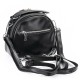 Жіноча сумочка-рюкзак з натуральної шкіри ALEX RAI 339 чорний