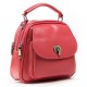 Женская сумочка-рюкзак из натуральной кожи ALEX RAI 2236 фуксия