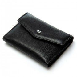 Женский кожаный кошелек dr.Bond Classic WS-3 черный