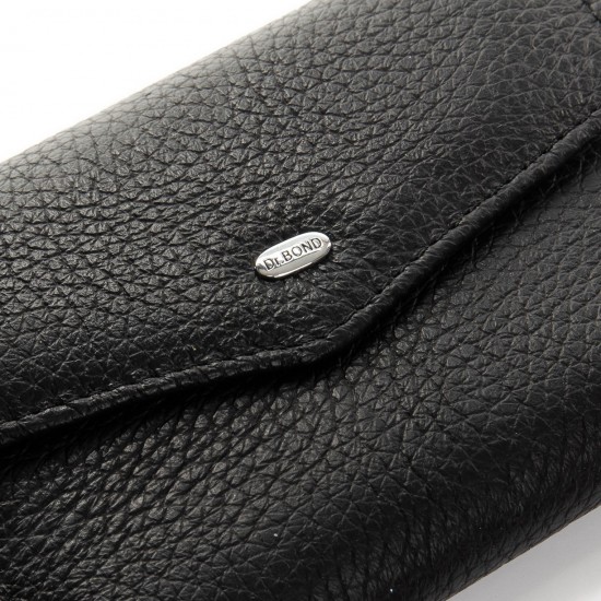 Жіночий шкіряний гаманець dr.Bond Classic WS-3 чорний