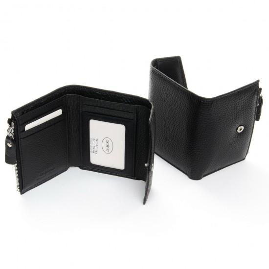 Женский кожаный кошелек dr.Bond Classic WS-3 черный