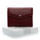 Женский кожаный кошелек dr.Bond Classic WS-3 бордовый Женский кожаный кошелек dr.Bond Classic WS-3 бордовый
