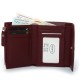 Женский кожаный кошелек dr.Bond Classic WS-3 бордовый Женский кожаный кошелек dr.Bond Classic WS-3 бордовый