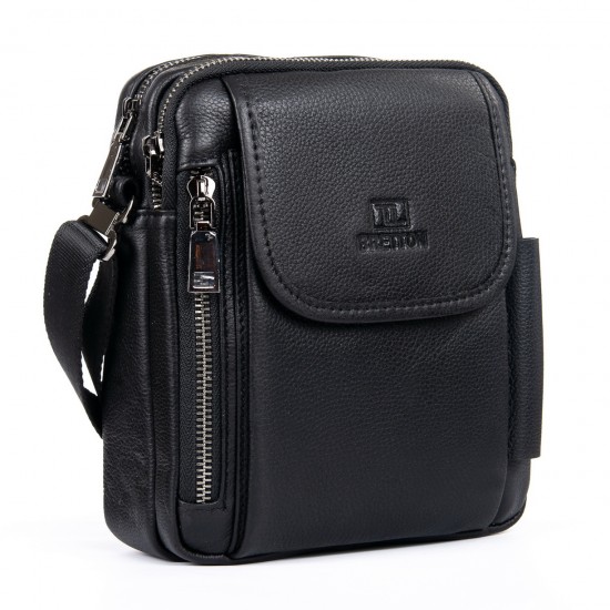Мужская сумка-планшет из натуральной кожи BRETTON BE 3513-5 черный