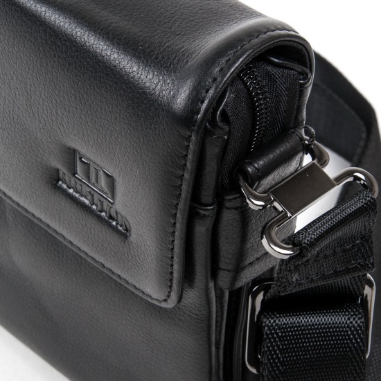 Чоловіча сумка-планшет з натуральної шкіри BRETTON BE N2040-6 чорний