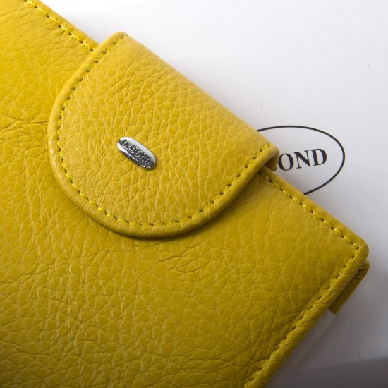 Жіночий шкіряний гаманець dr.Bond Classic WN-6 жовтий
