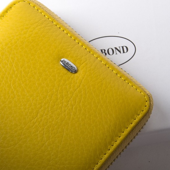 Жіночий шкіряний гаманець dr.Bond Classic WN-5 жовтий