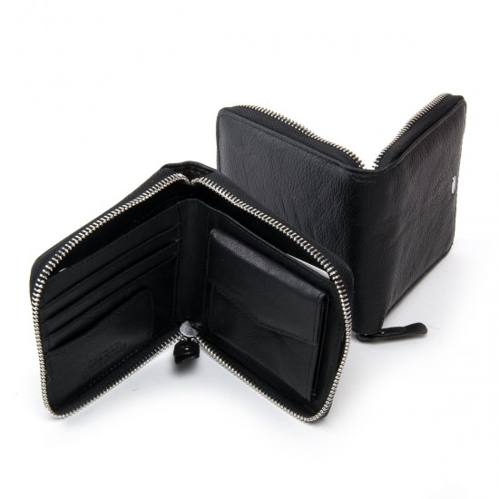 Женский кожаный кошелек dr.Bond Classic WN-5 черный