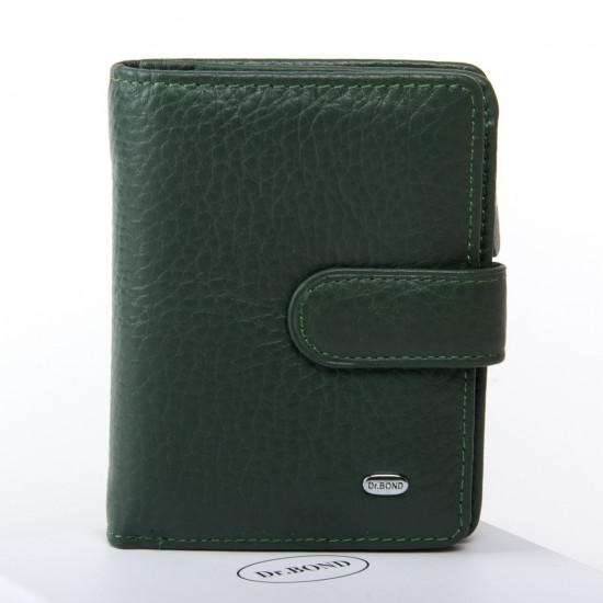 Женский кожаный кошелек dr.Bond Classic  WN-2 зеленый