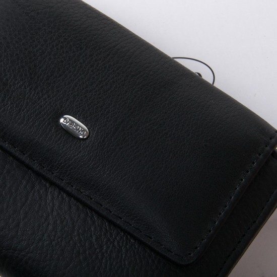 Женский кожаный кошелек dr.Bond Classic  WN-1 черный