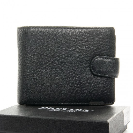 Мужской кожаный портмоне BRETTON BE M3603 черный