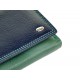 Жіночий шкіряний гаманець dr.Bond Rainbow WRS-11 темно-синій