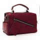 Жіноча сумочка-рюкзак з замша FASHION 53379 бордовий