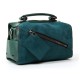 Женская сумочка-рюкзак из замша FASHION 53379 зеленый