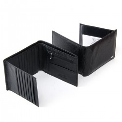 Жіночий шкіряний гаманець dr.Bond Classic WN-7 чорний Жіночий шкіряний гаманець dr.Bond Classic WN-7 чорний