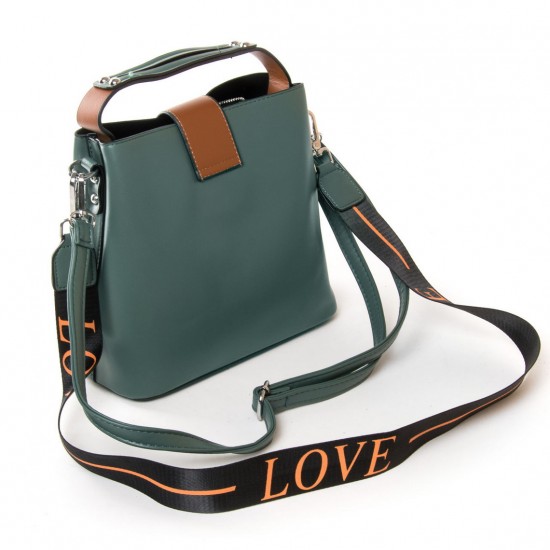 Жіноча модельна сумочка FASHION 66052 зелений