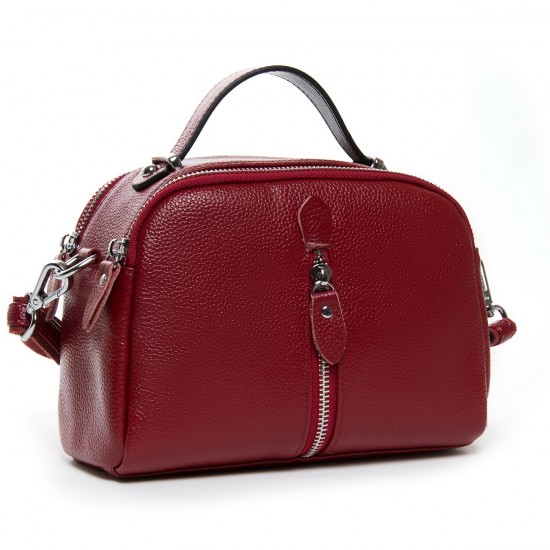 Женская сумочка из натуральной кожи ALEX RAI 2906 бордовый