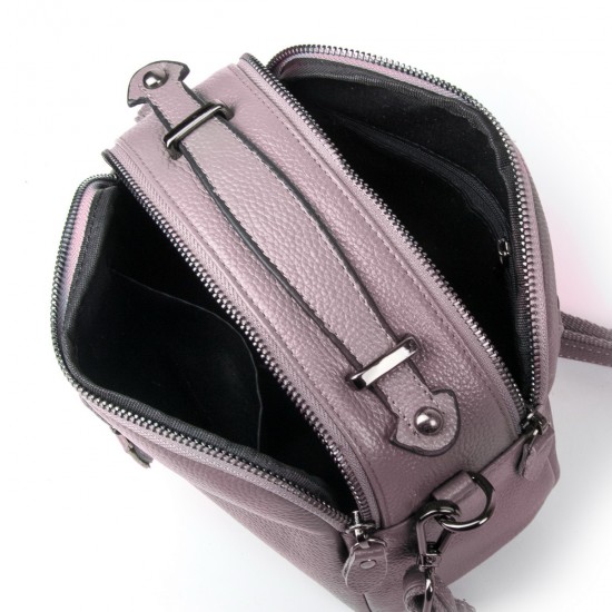 Жіноча сумочка з натуральної шкіри ALEX RAI 2906 ліловий