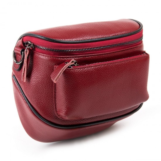 Женская сумочка из натуральной кожи ALEX RAI 39031 бордовый