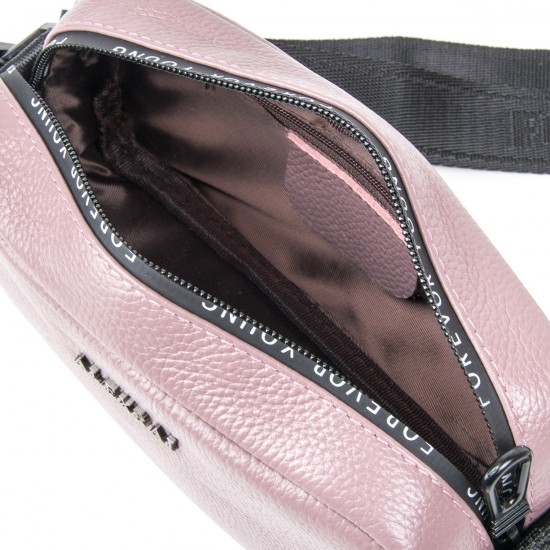 Жіноча сумочка-клатч з натуральної шкіри ALEX RAI 60062 ліловий