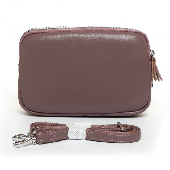 Женская сумочка-клатч из натуральной кожи ALEX RAI 60061 лиловый