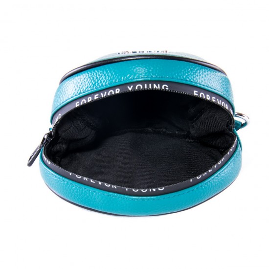 Жіноча сумочка-клатч з натуральної шкіри ALEX RAI 39032 синій