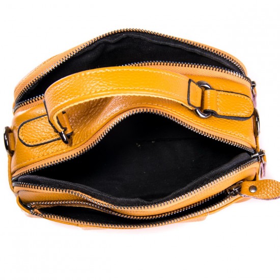 Женская сумочка из натуральной кожи ALEX RAI 2903 желтый