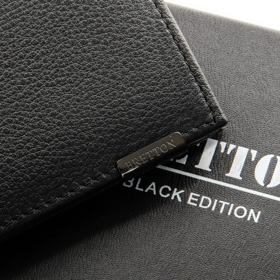 Мужской кожаный портмоне BRETTON BE 168-24A черный