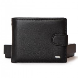 Чоловічий шкіряний портмоне dr.Bond Classic M18055-1 чорний Чоловічий шкіряний портмоне dr.Bond Classic M18055-1 чорний
