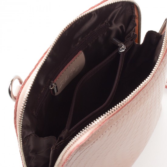 Жіноча сумочка-клатч з натуральної шкіри ALEX RAI 33-8803 пудра