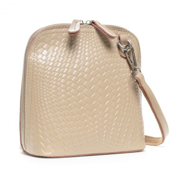 Жіноча сумочка-клатч з натуральної шкіри ALEX RAI 33-8803 бежевий