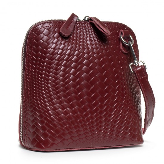 Женская сумочка-клатч из натуральной кожи ALEX RAI 33-8803  бордовый