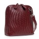 Жіноча сумочка-клатч з натуральної шкіри ALEX RAI 33-8803 бордовий