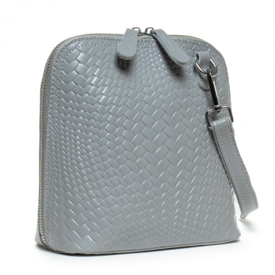 Жіноча сумочка-клатч з натуральної шкіри ALEX RAI 33-8803 сірий