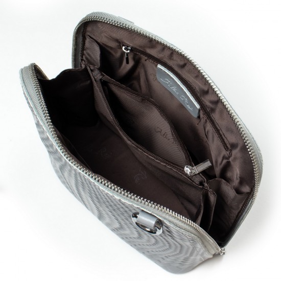 Женская сумочка-клатч из натуральной кожи ALEX RAI 33-8803 серый