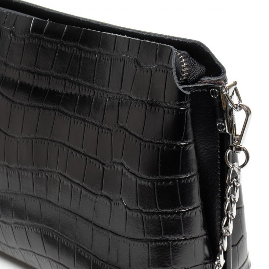 Женская сумочка из натуральной кожи ALEX RAI 3203 черный
